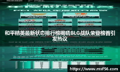 和平精英最新状态排行榜揭晓BLG战队荣登榜首引发热议